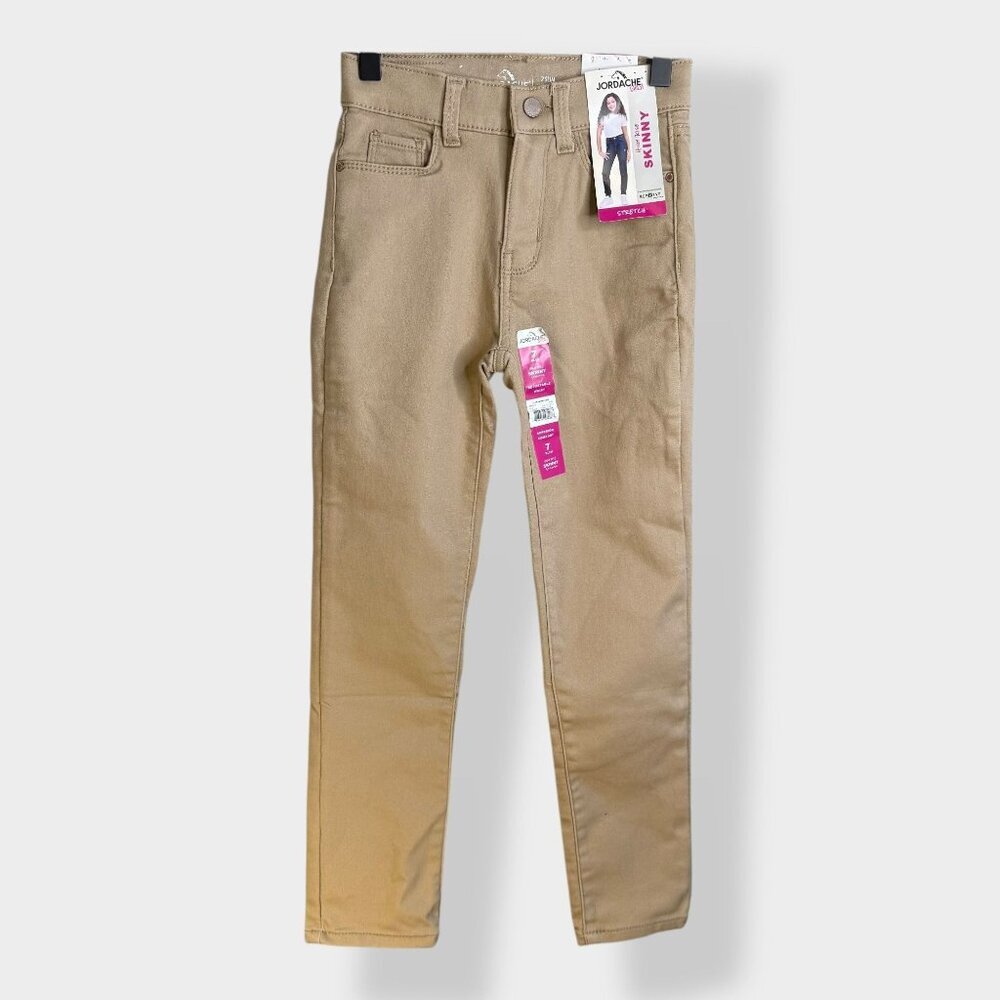 Jordache Girls Tan Skinny Jeans‎ 7 Slim